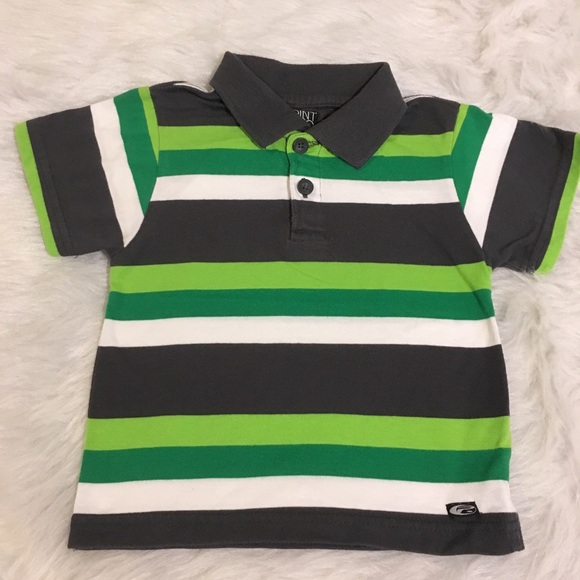 [Point Zero] Striped Polo Shirt - Picture 2 of 5